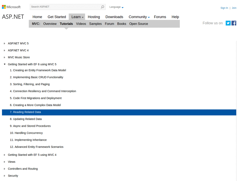 asp.net tutorials tablet view