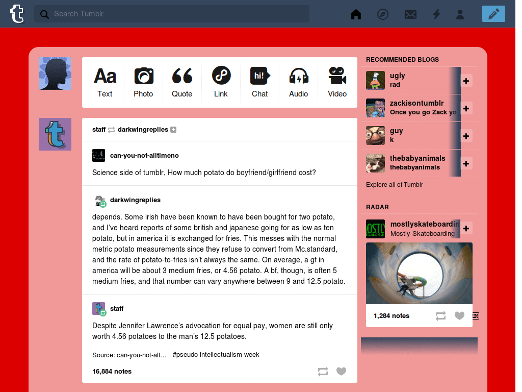 Red Dashboard Theme