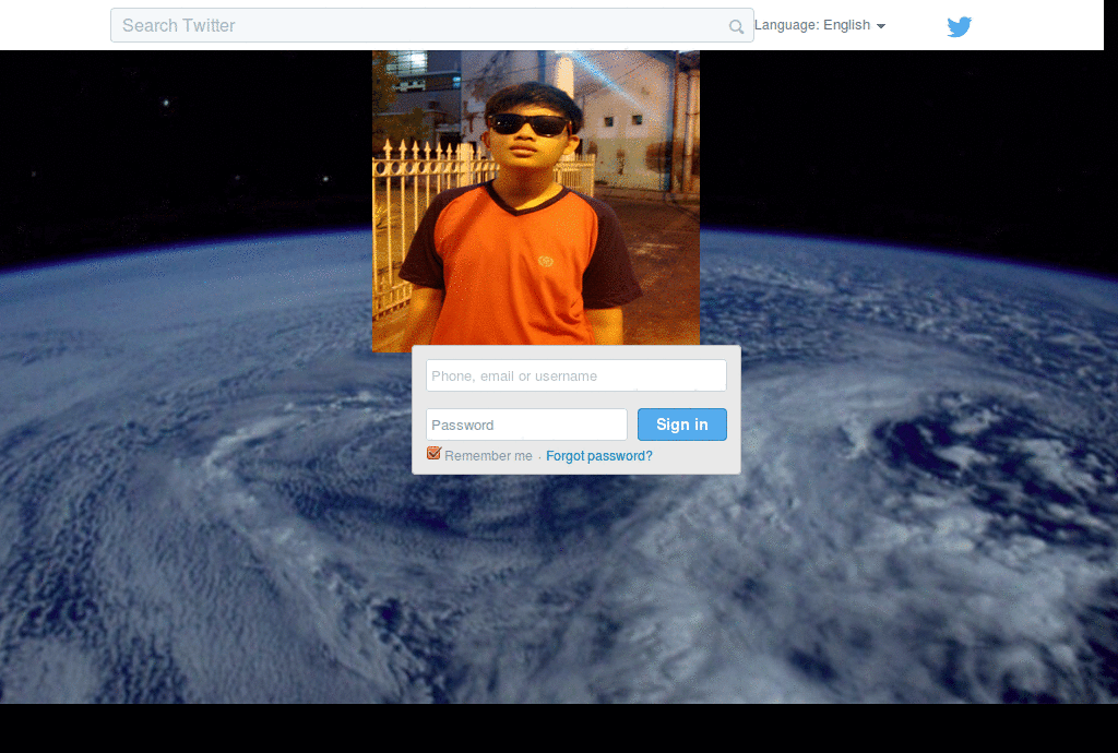 log in twitter