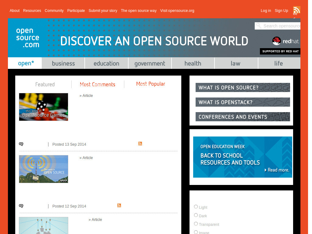 opensource.com - dark