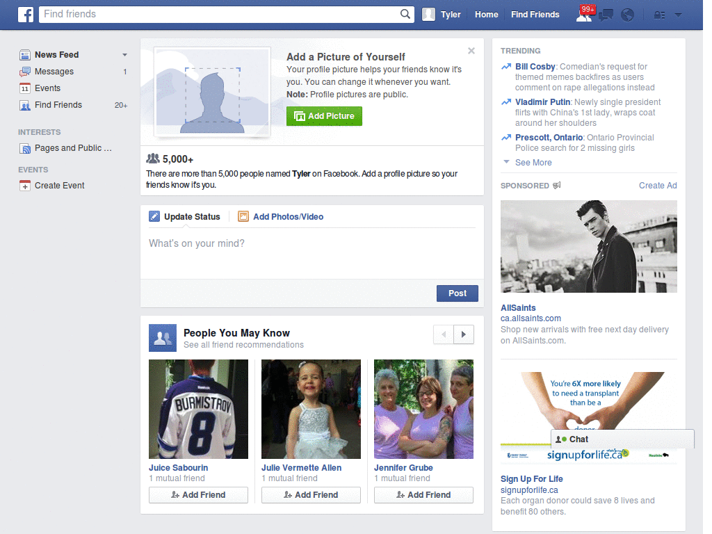 Facebook+