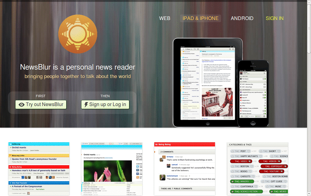 NewsBlur: Stop yelling