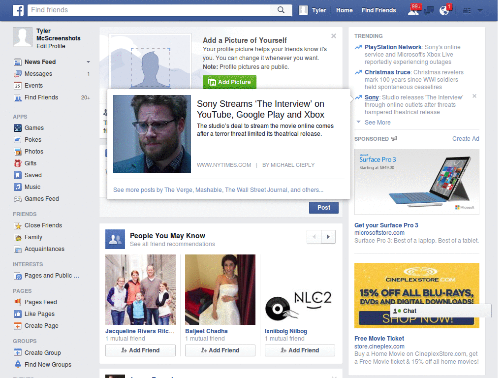 FB login Eric Cartman