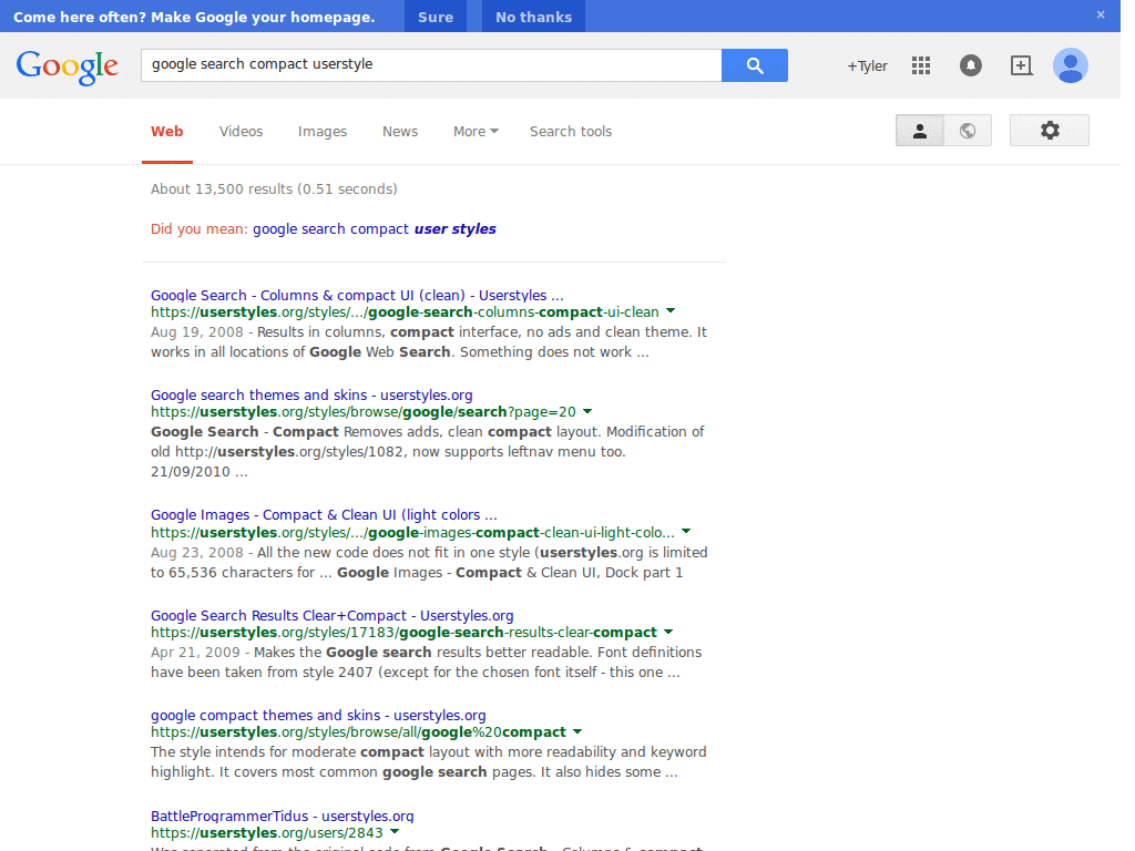 Google Compact for GoogleMonkeyR