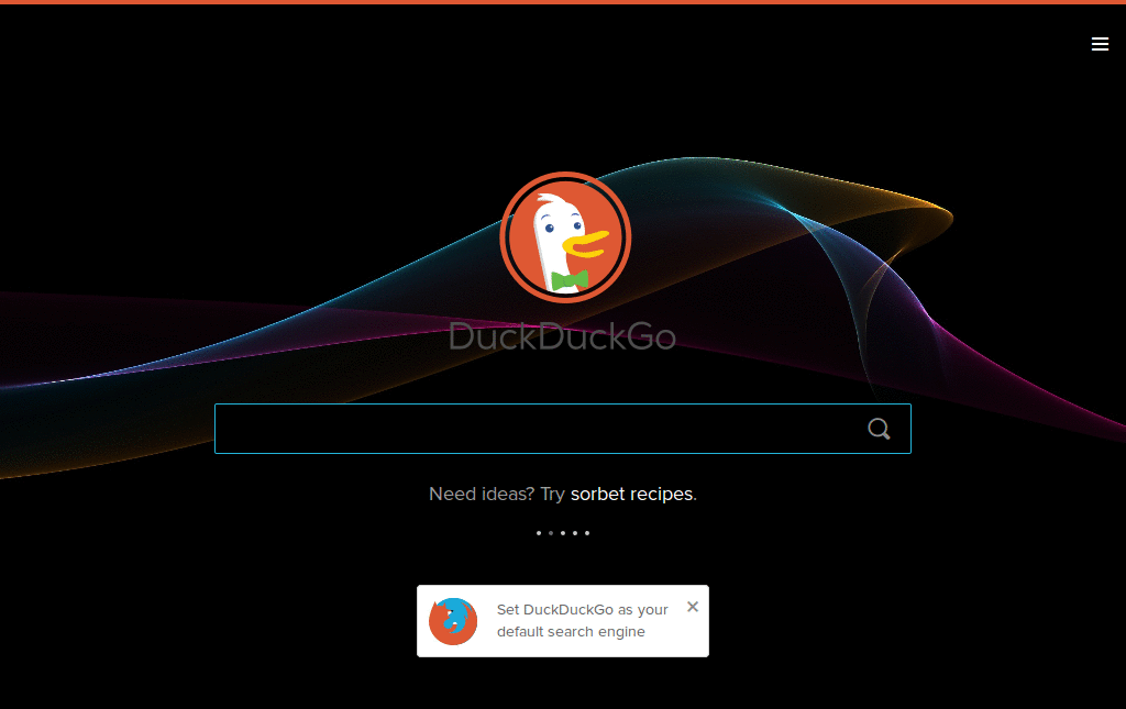 duckduckgo - dark