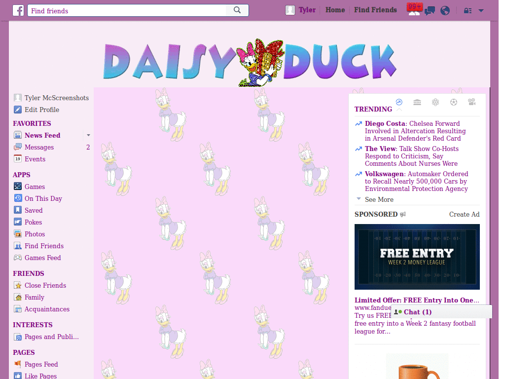 Ultimate Daisy Duck fanatic [Facebook]