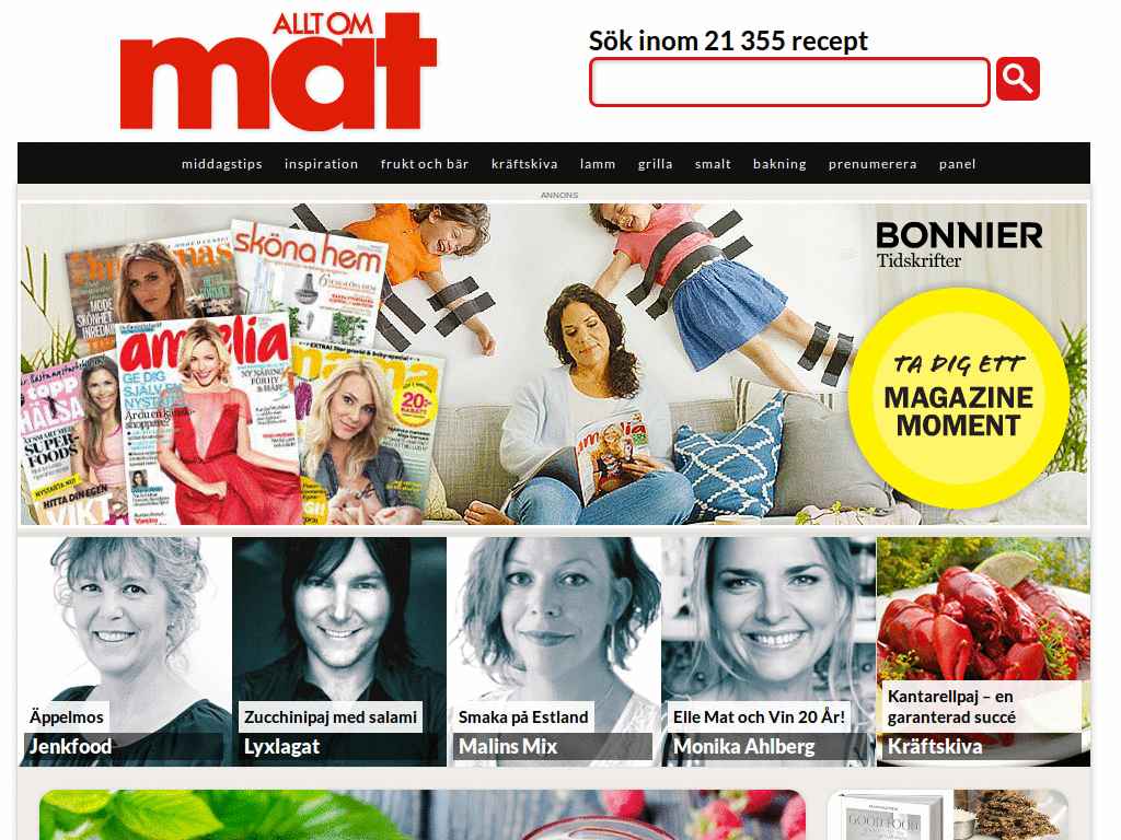 Ta bort skit på alltommat.se - Remove crap from *