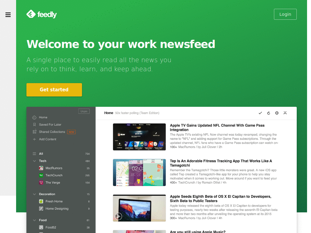 Feedly - Hide promo stuff