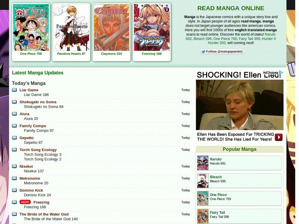 Mangapanda better fullscreen image