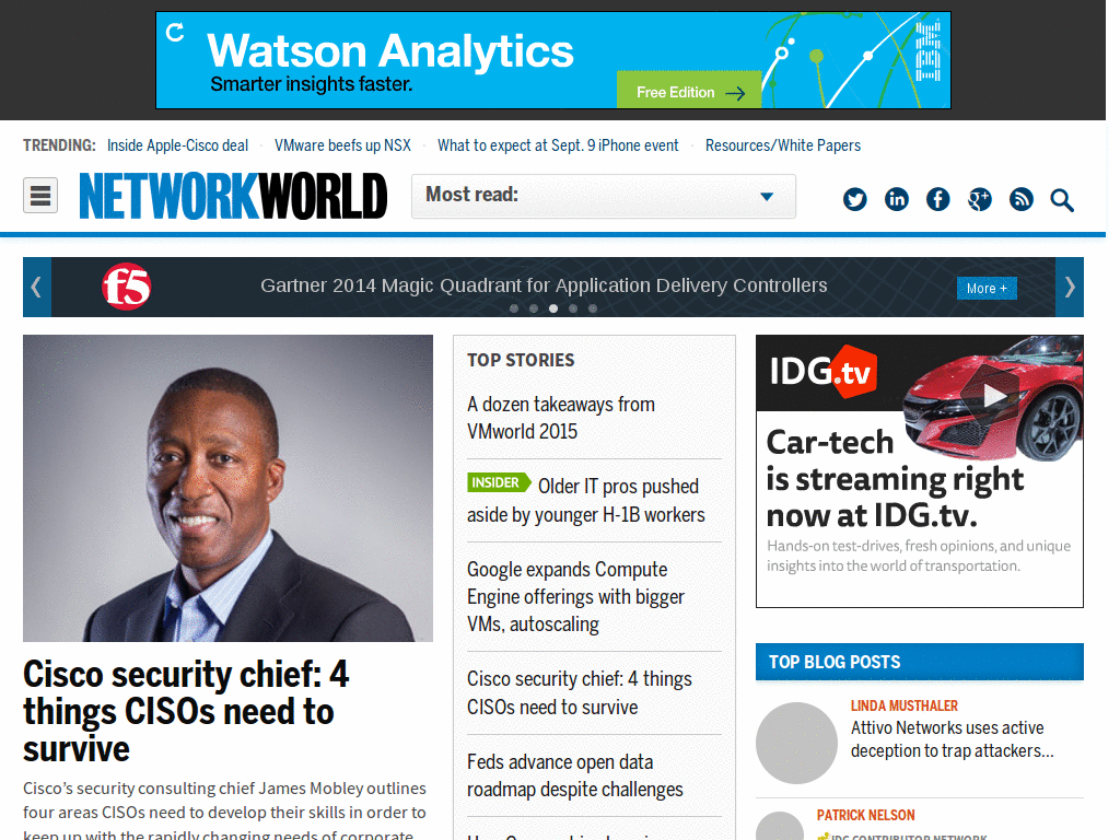 networkworld.com ad and junk remover
