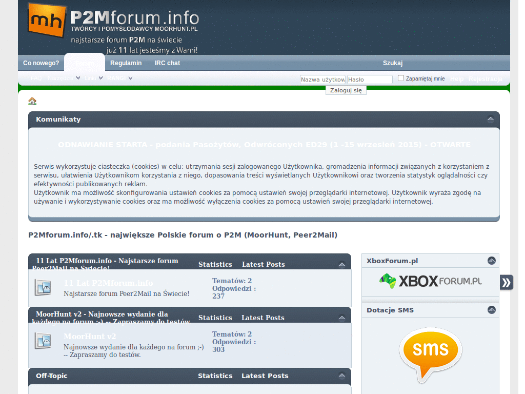 P2Mforum.info - Green&blue style