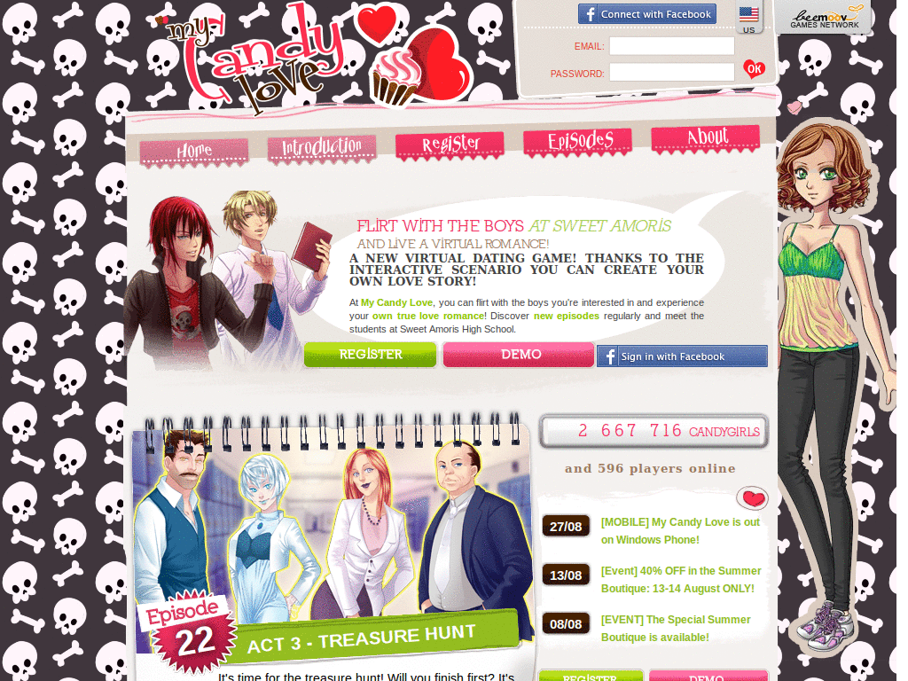 Cute Spooky My Candy Love Theme
