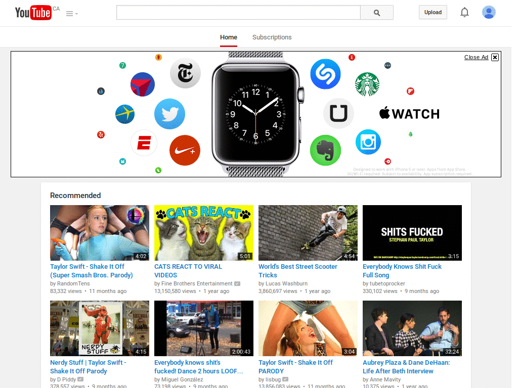 YouTube Super Sized (Bigger Video)