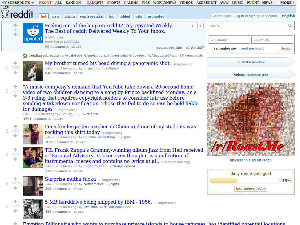 Reddit.com - Tahoma Lovers