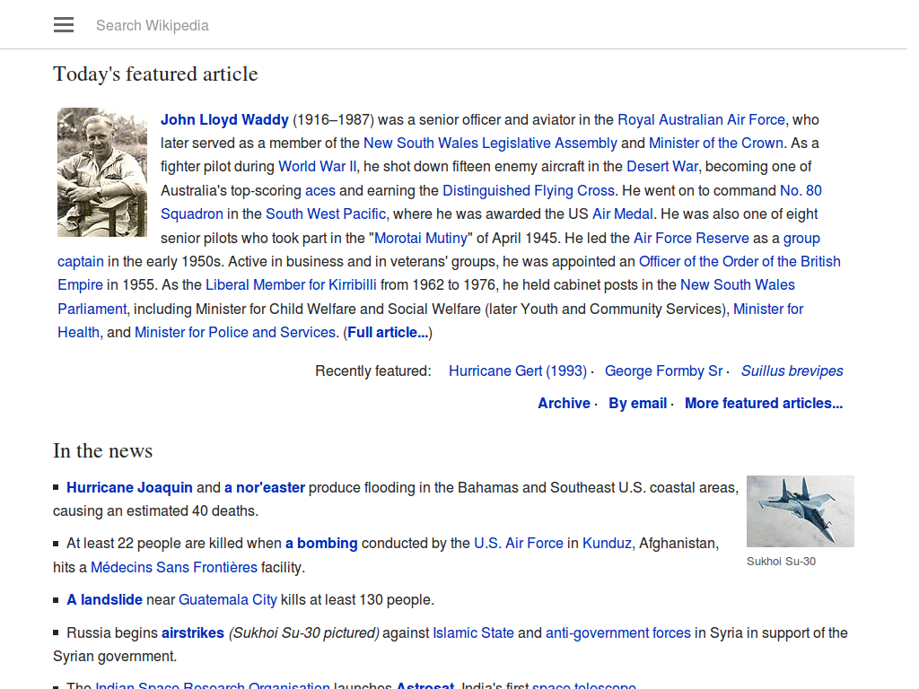 wikipedia mobile