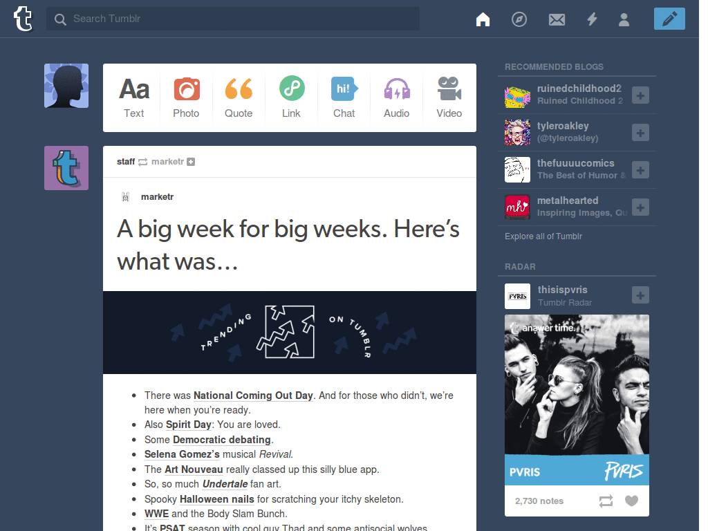 Posts - Button Tumblr