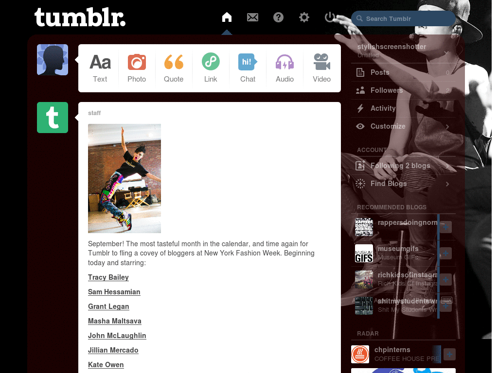 Justin Bieber dashboard ok