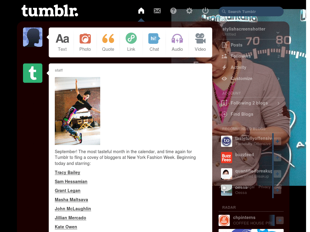 Luan Santana dashboard as