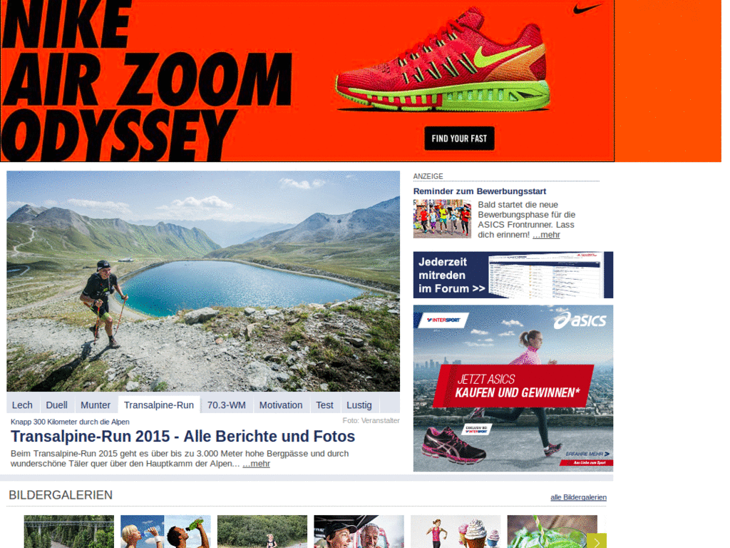 Runnersworld.de Forum ohne Kopfzeile