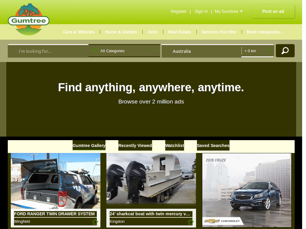 gumtree.com.au - darkgum