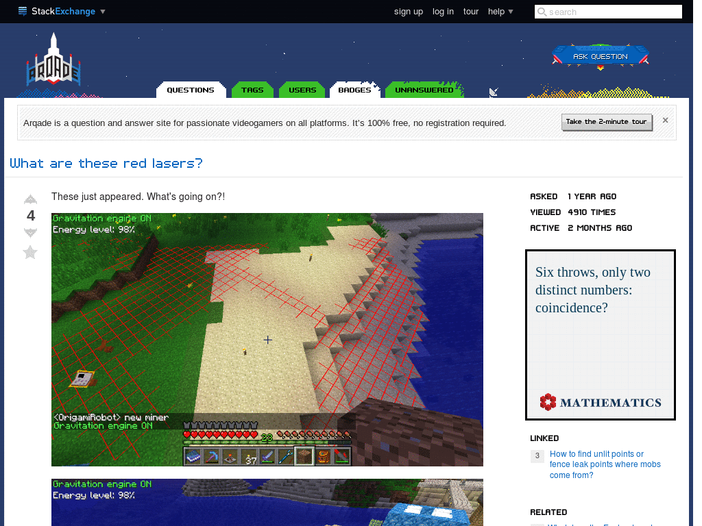 You are Aweful and You Hate Lasers.