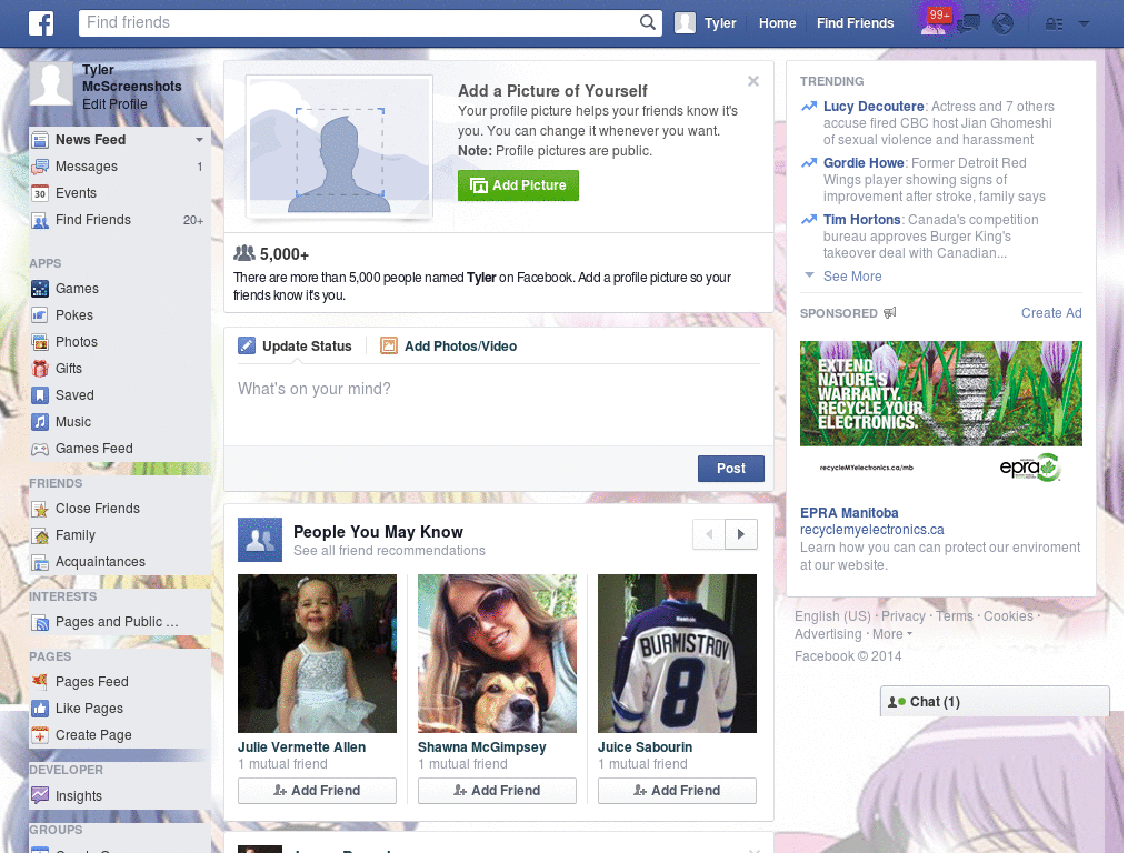 Facebook Theme : Tokyo Mew Mew