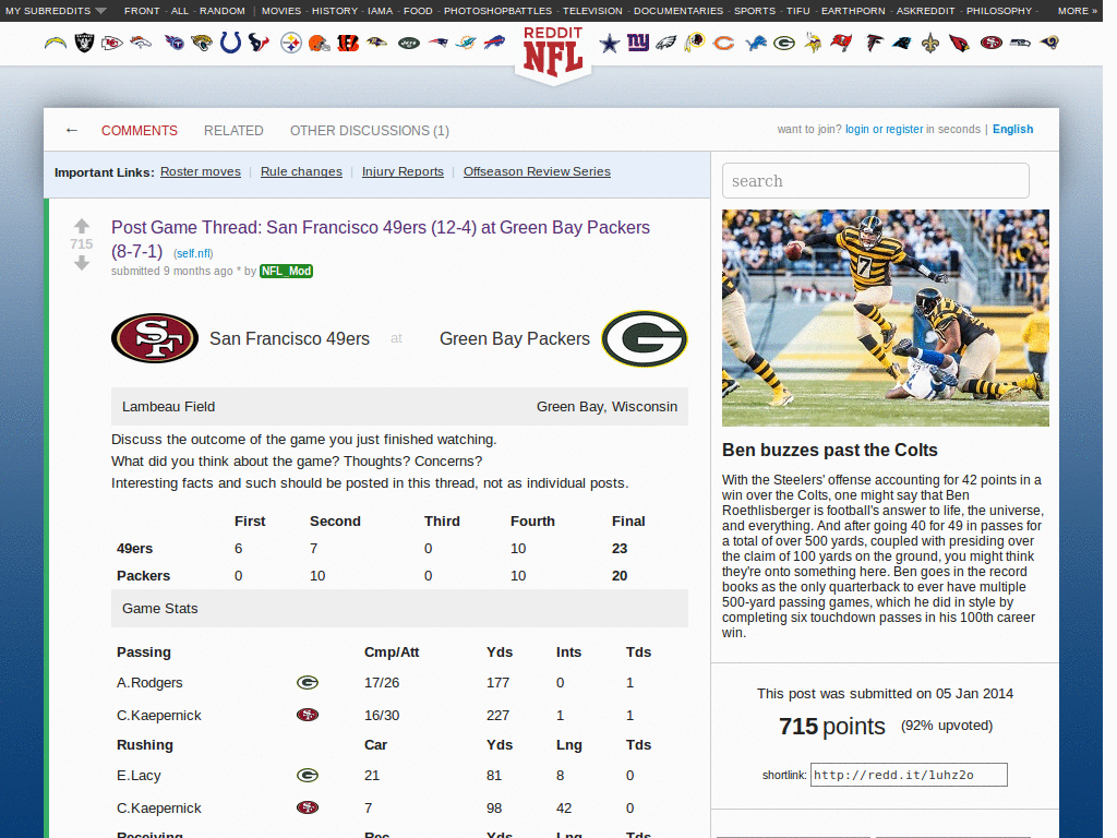 r/NFL Throwback flair!