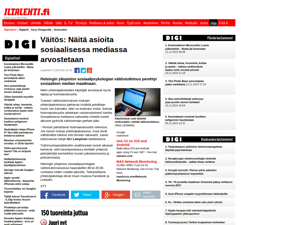 Iltalehti cleanup