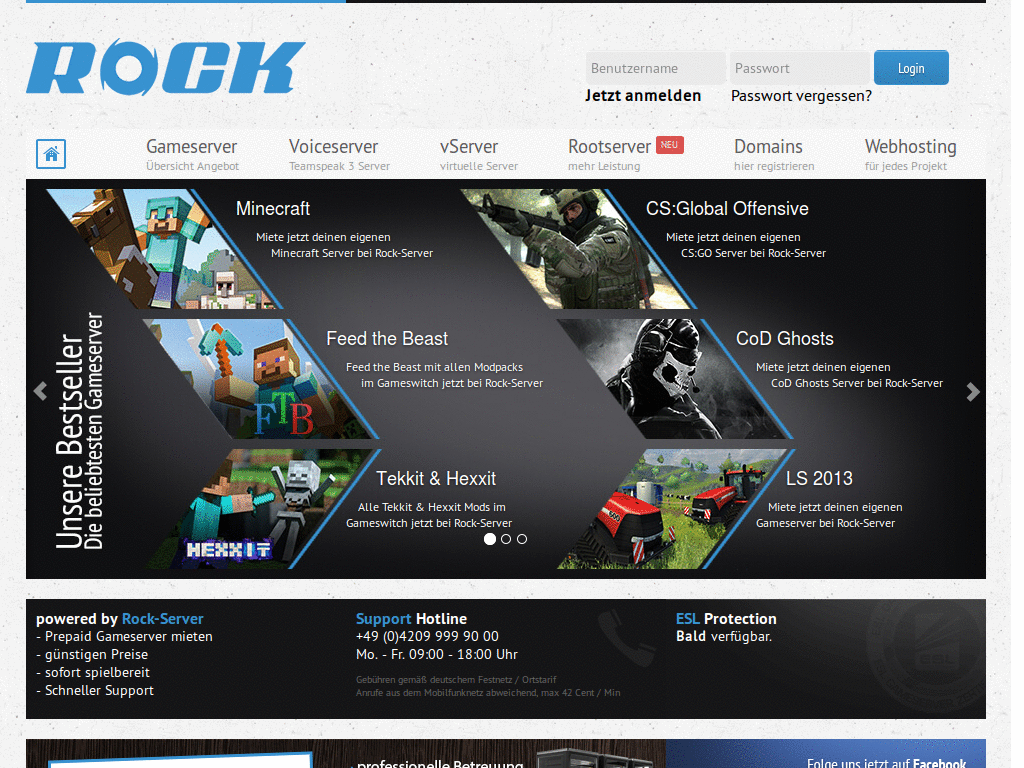 Rock-Server.de - Rounded corners
