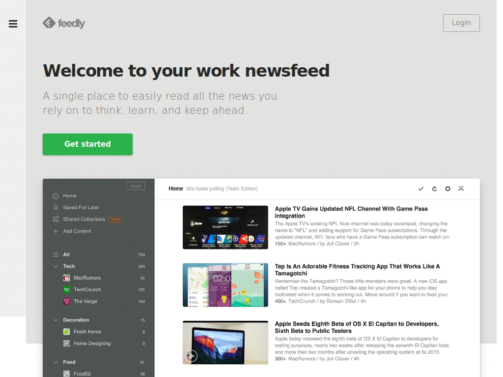 Feedly with unresized images