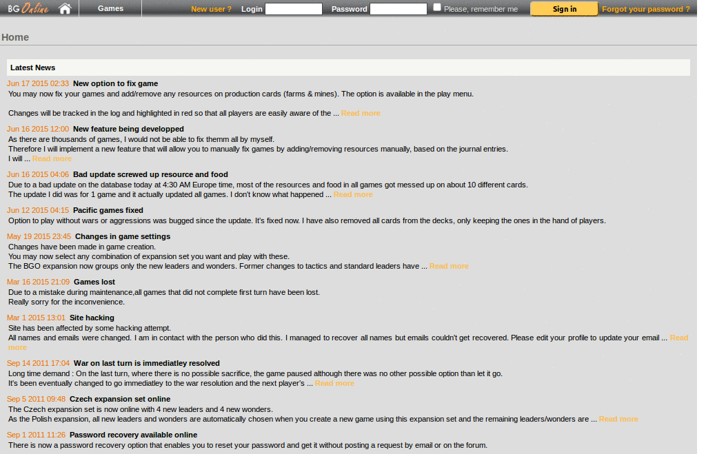 BoardGaming Online