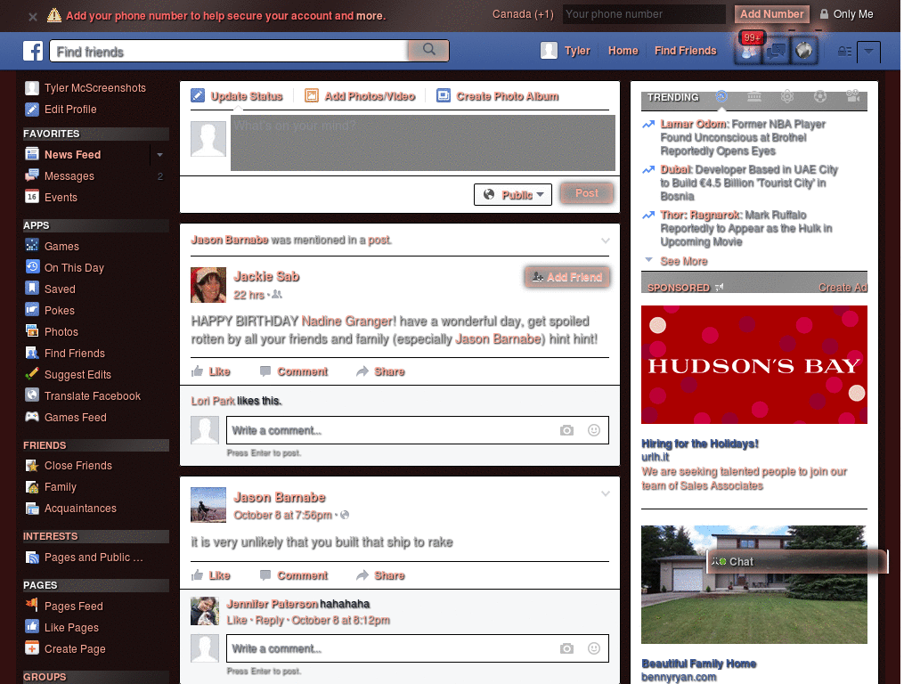 Drhew  facebook skin