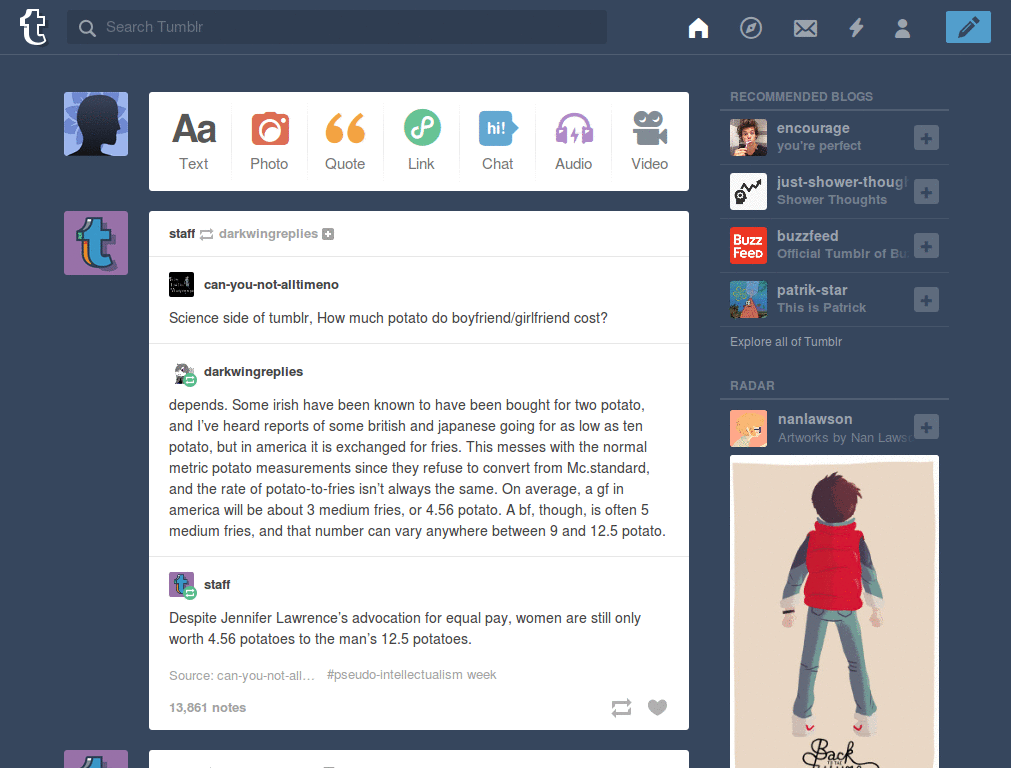 Bypass New Tumblr TOS