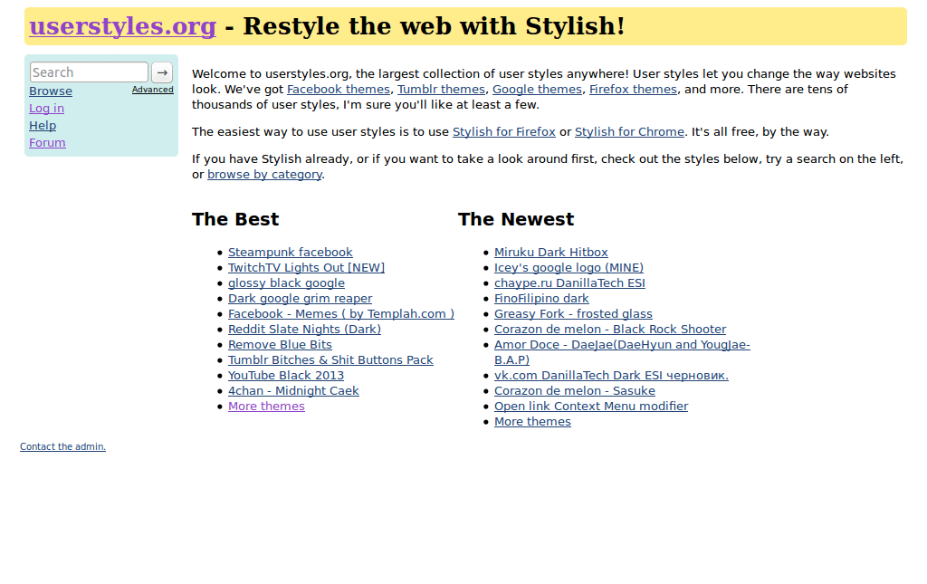 userstyles.org Ads