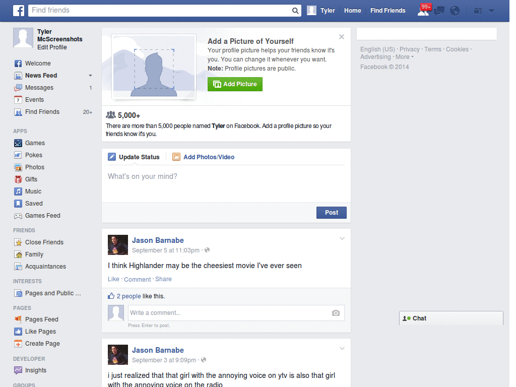 Bye Bye Facebook Trending/Ad Column
