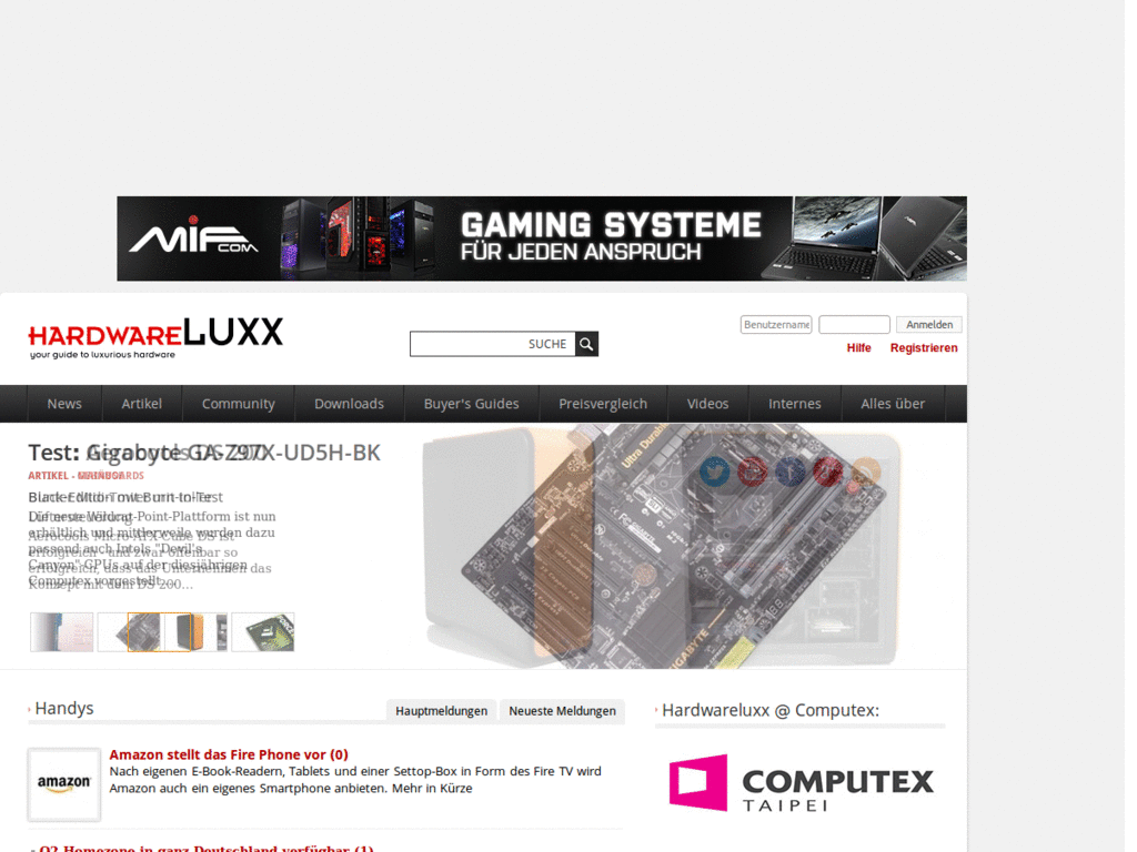 Hardwareluxx redesign complete alpha status (DARK)