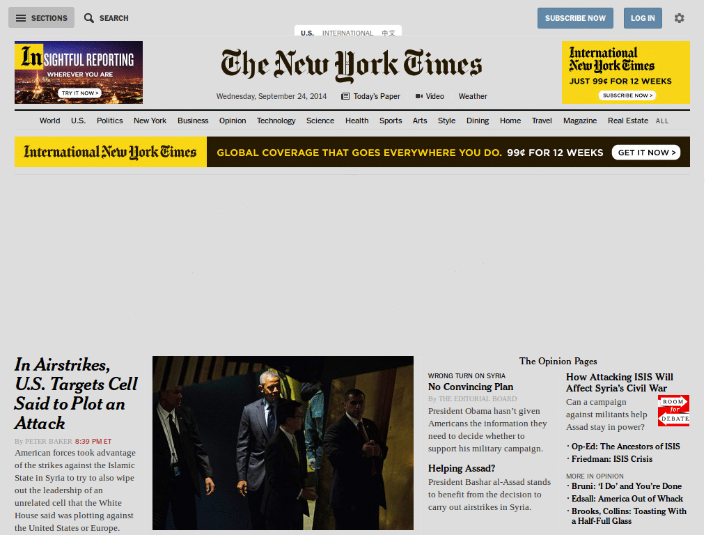New York Times gray