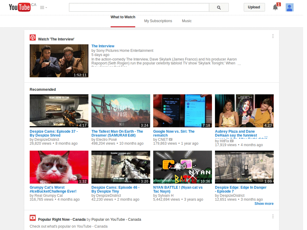 youtube 自分用にみやすく