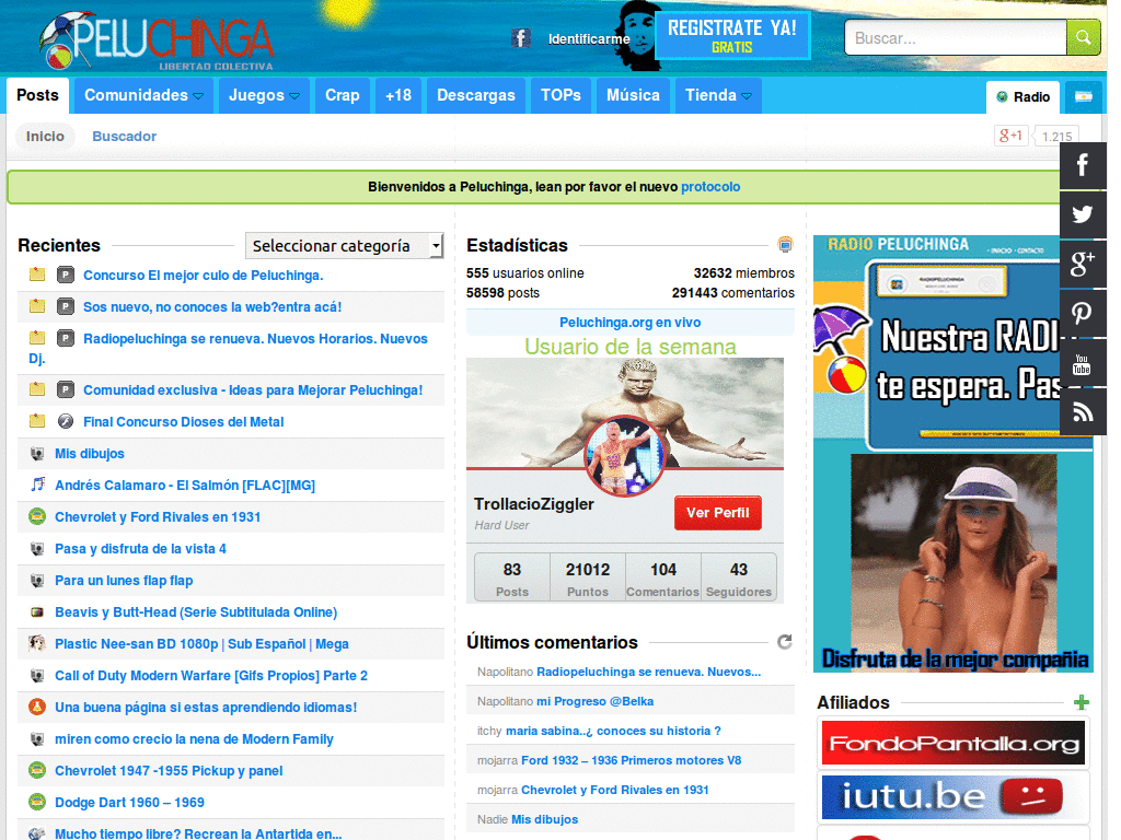 Peluchinga Azul - Versión Identi