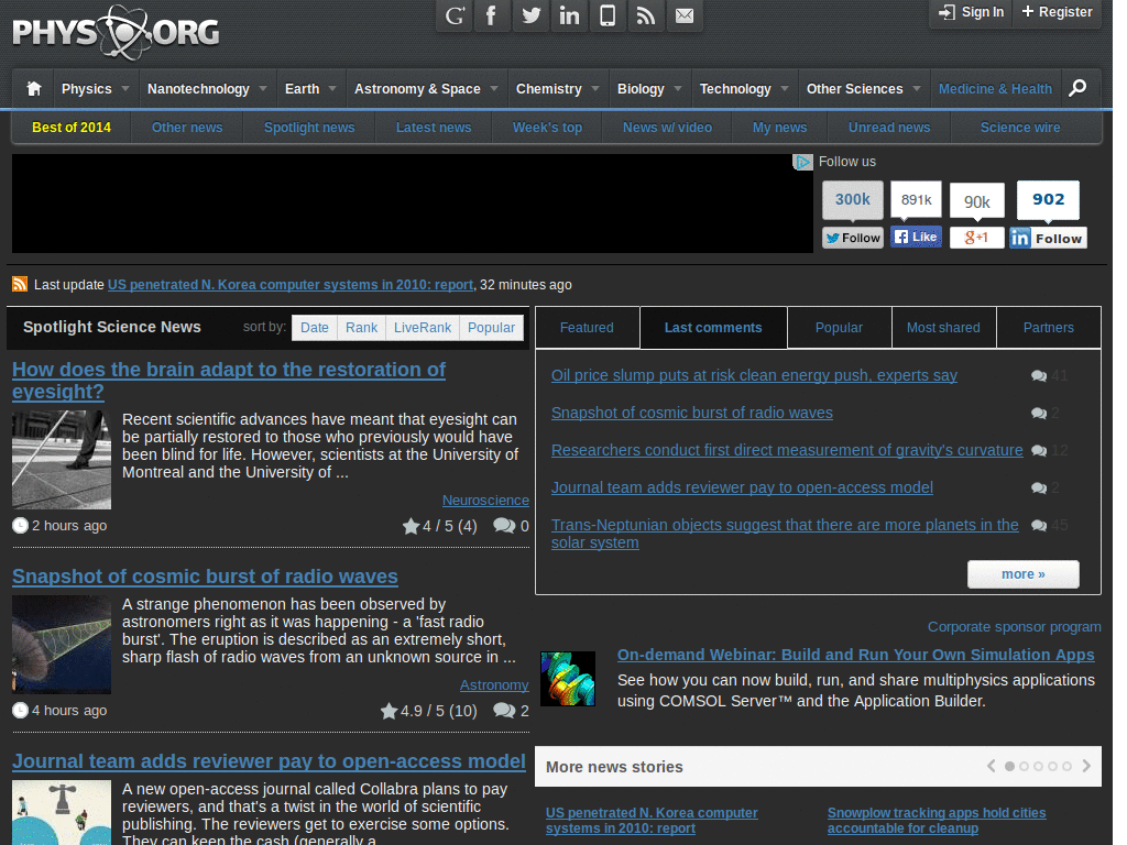 Phys.org Dark