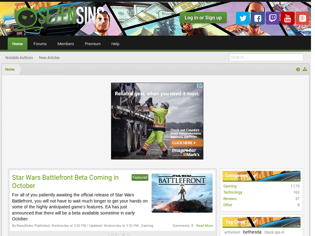 GTA V 7s Banner and Logo