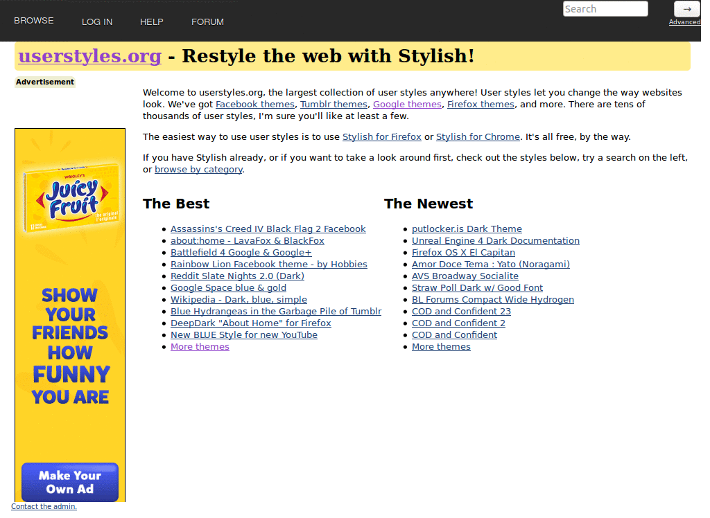 Userstyles Redesign