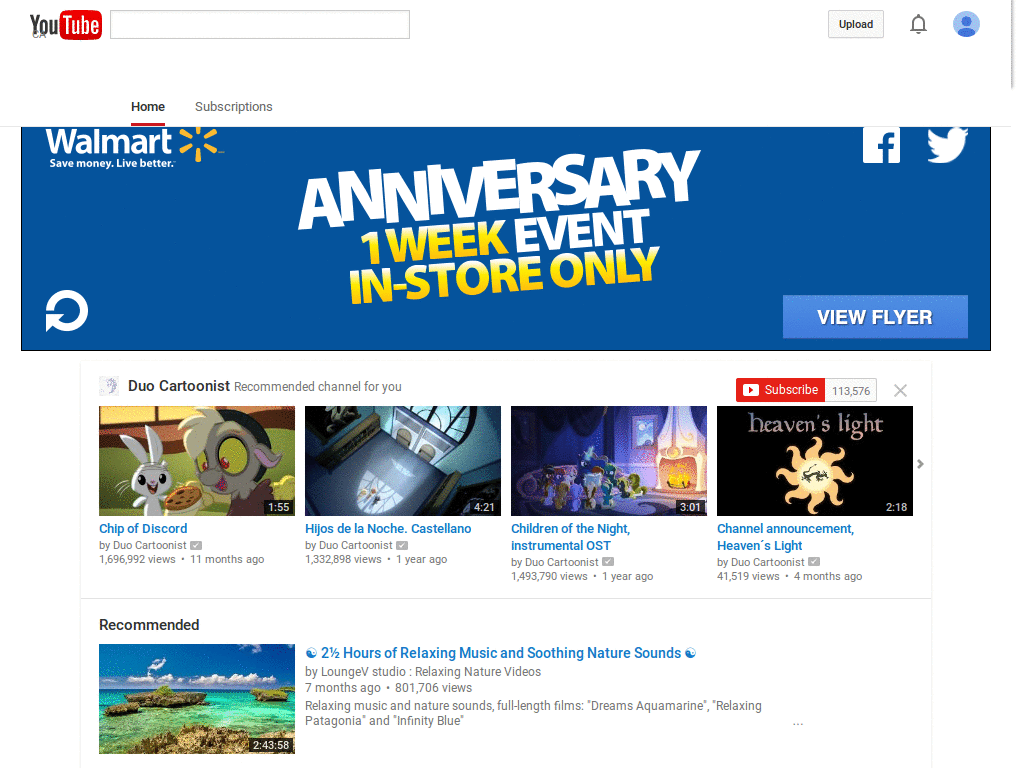 White YouTube (HDNI inspired)
