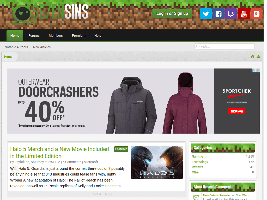 Minecraft Grass 7s Banner and Logo