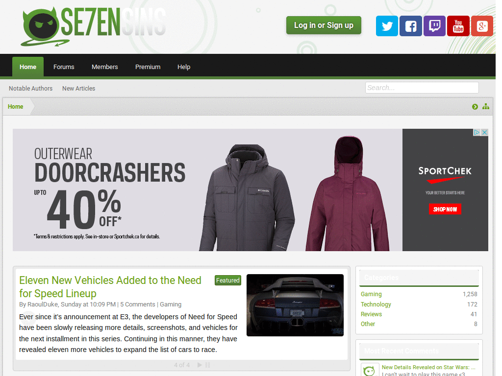 Se7ensins v4 Banner and Logo