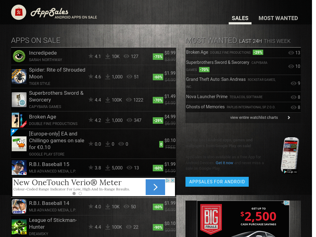Darker AppSales 2.0
