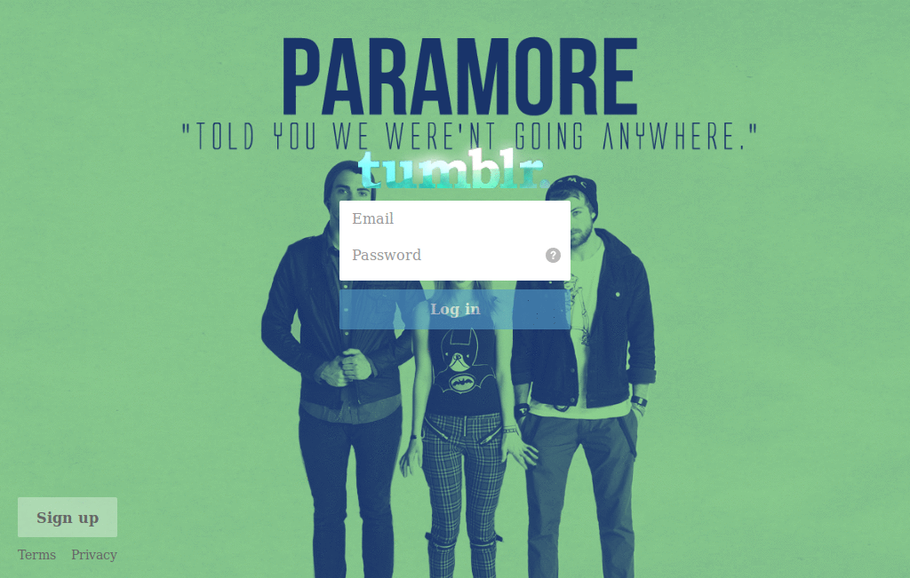 Teste of Tumblr Paramorrista