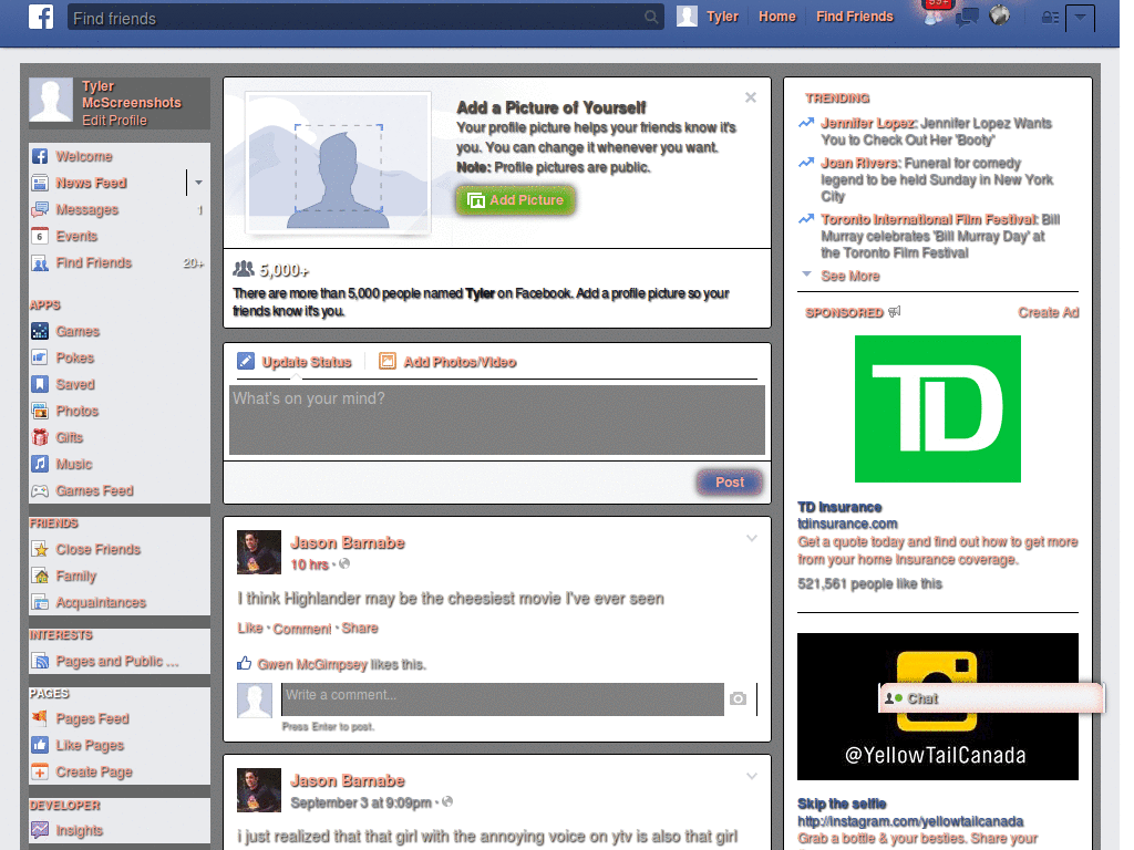 Michael Jackson Facebook theme