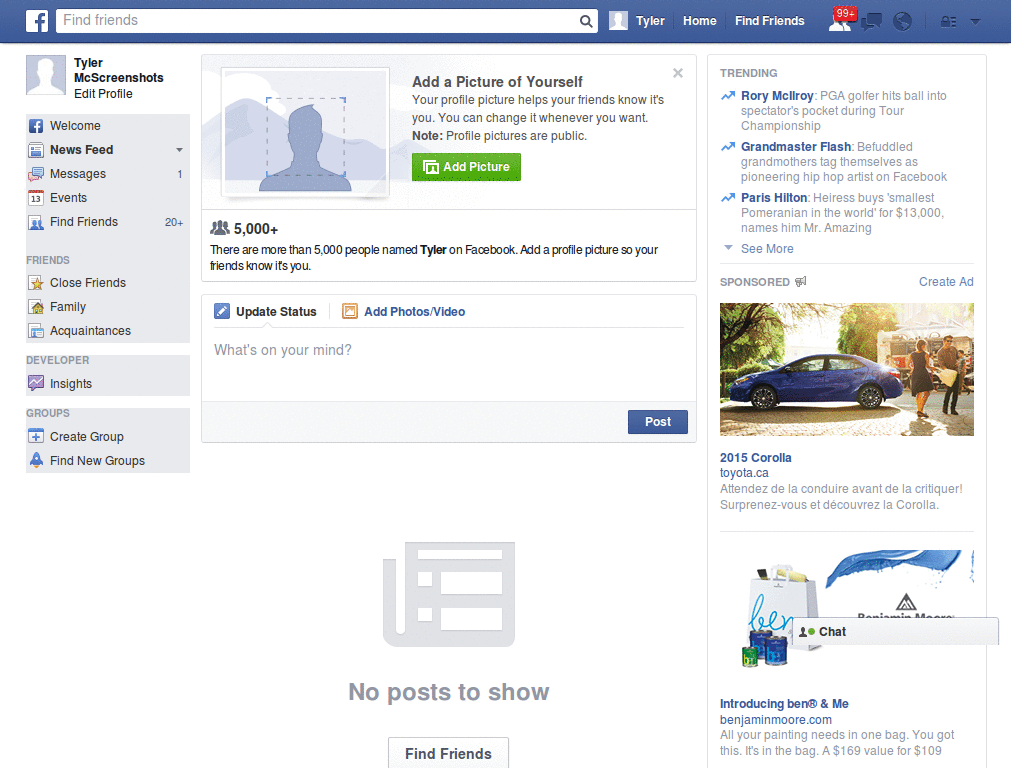 Clean Facebook New Style