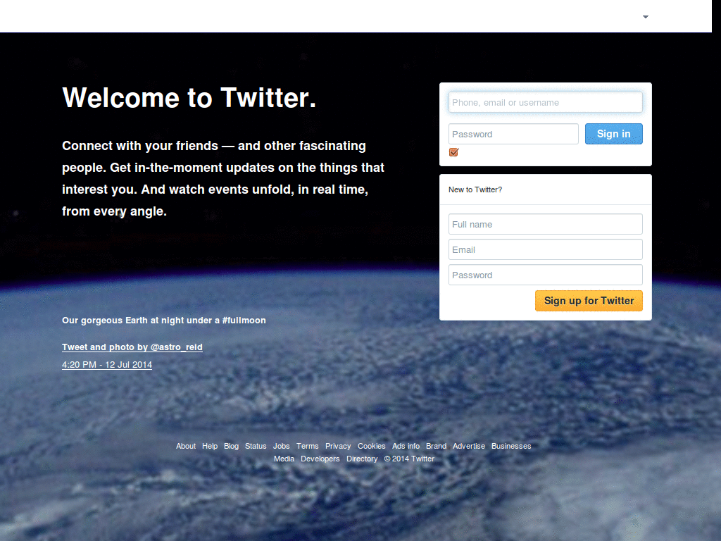 Login Twitter Tema BorSec-Crew